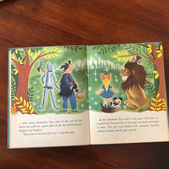THE WIZARD OF OZ 1951 Vintage Wonder Book - Picture 5 of 8